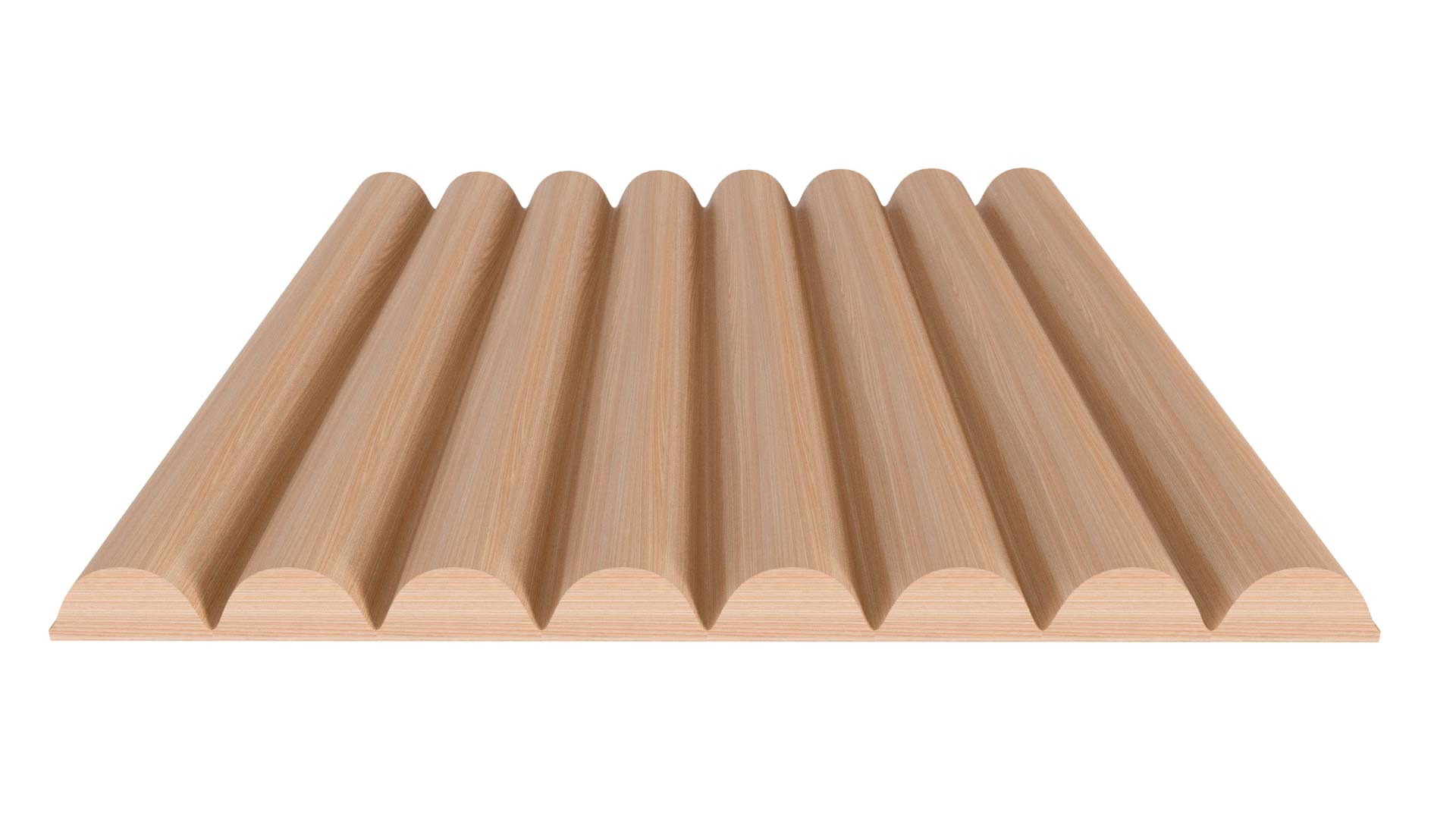 Sforzando Swells - 12mm Ribbed Solid Wood Panels 5mm + Base panel Sforzando Swells - 12mm Ribbed Solid Wood Panels 5mm + Base panel